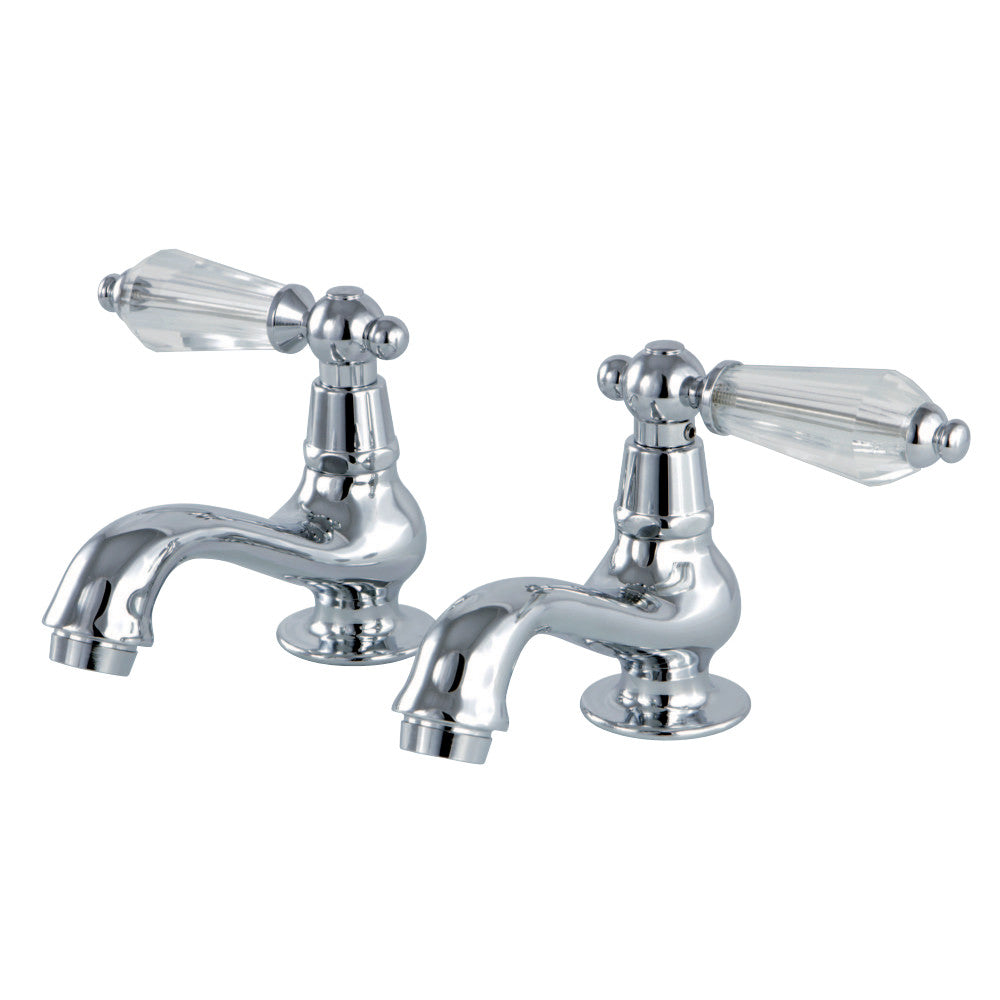 Kingston Brass KS1102WLL Basin Tap Faucet with Cross Handle