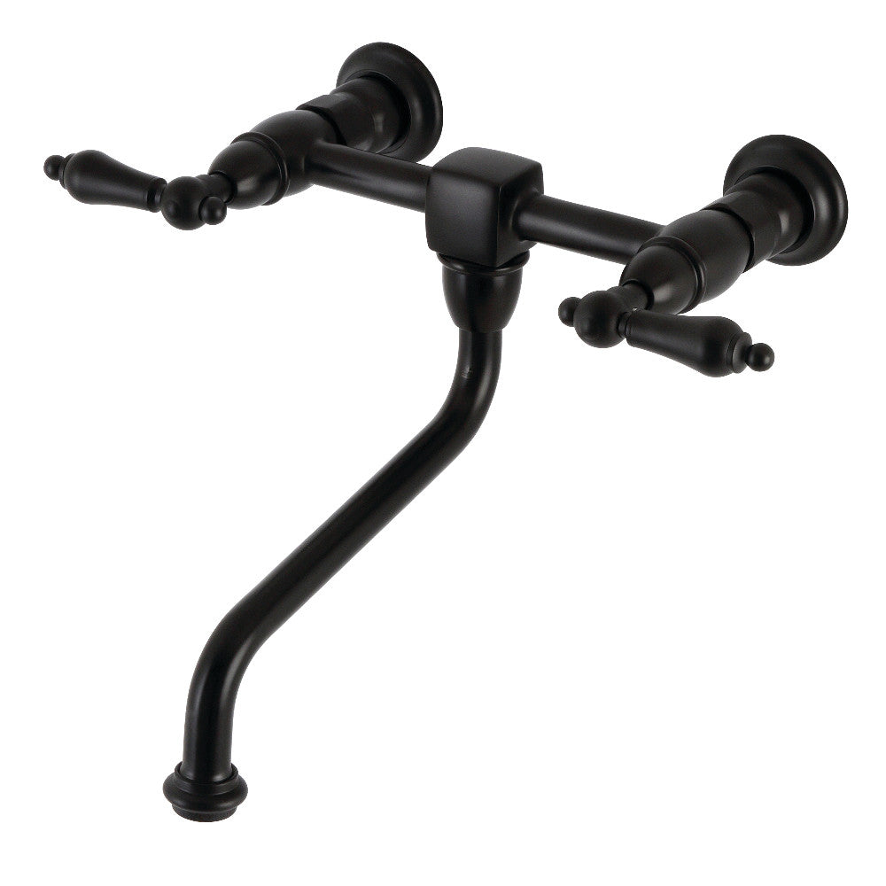 Kingston Brass KS1211AL Heritage Wall Mount Bathroom Faucet