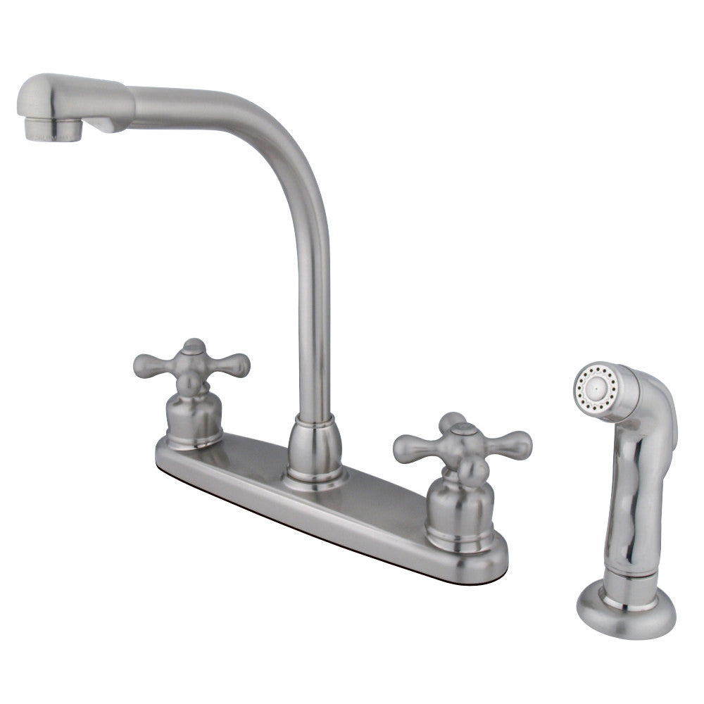 Kingston Brass GKB719AXSP Victorian Centerset Kitchen Faucet