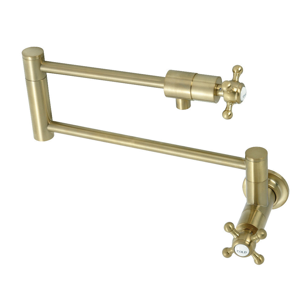 Kingston Brass KS4106BX Metropolitan Wall Mount Pot Filler