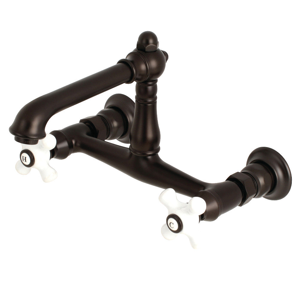 Kingston Brass KS7243PX Wall Mount Bathroom Faucet