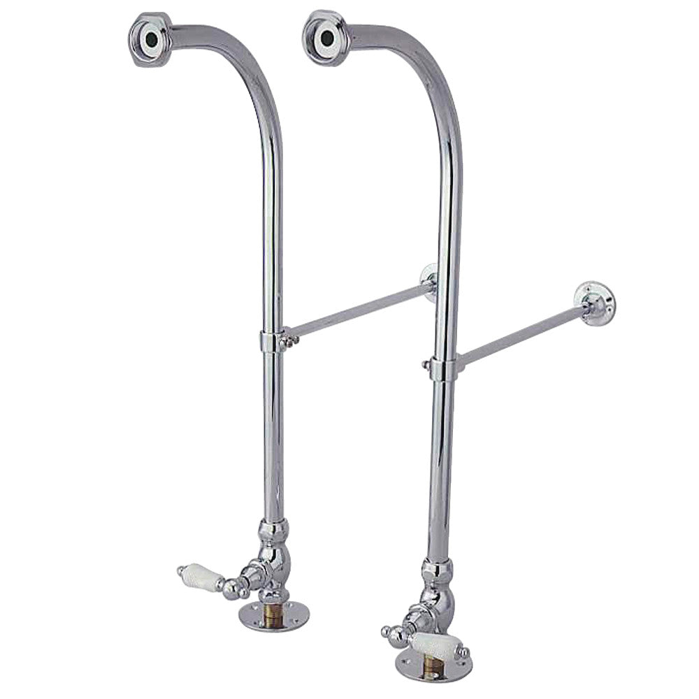 Kingston Brass Rigid Freestand Supplies with Stops
