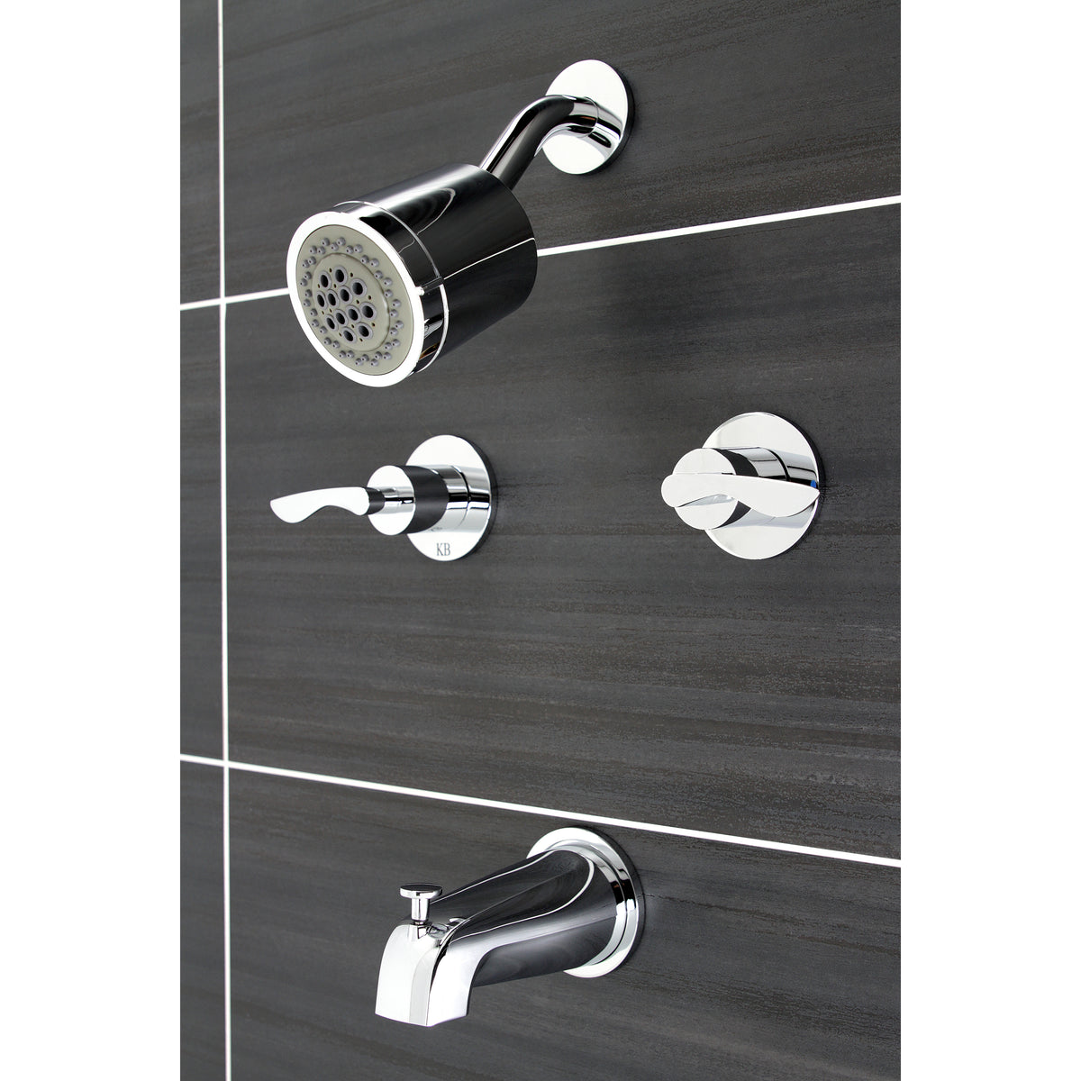 Serena Two-Handle Tub and Shower Faucet