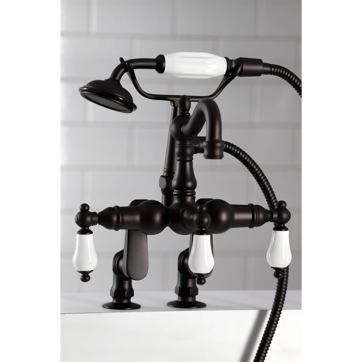 Vintage Clawfoot Tub Faucet with Hand Shower