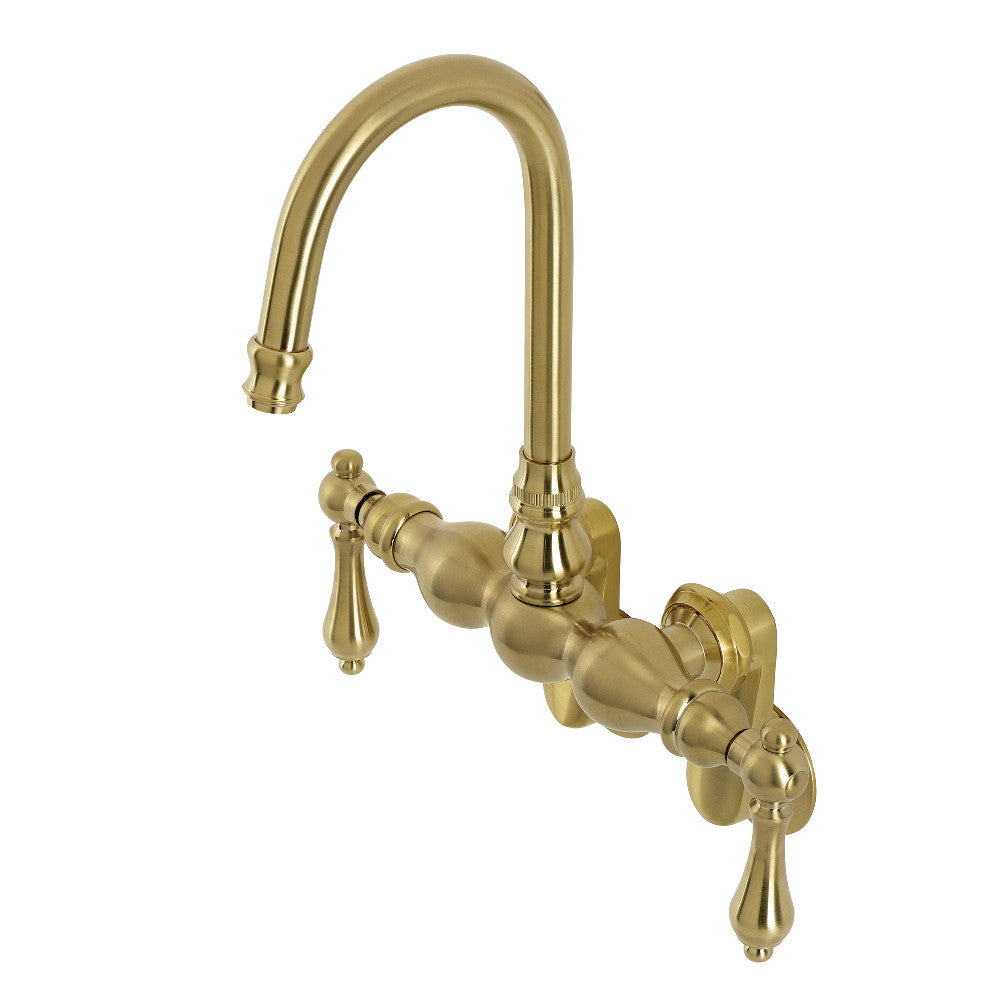 Aqua Vintage Adjustable Center Wall Mount Tub Faucet