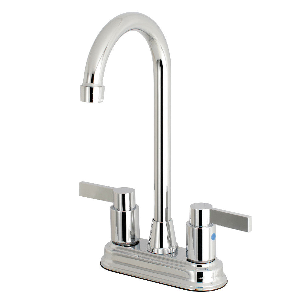 Kingston Brass FB491NDL 4-Inch Centerset High-Arch Bar Faucet