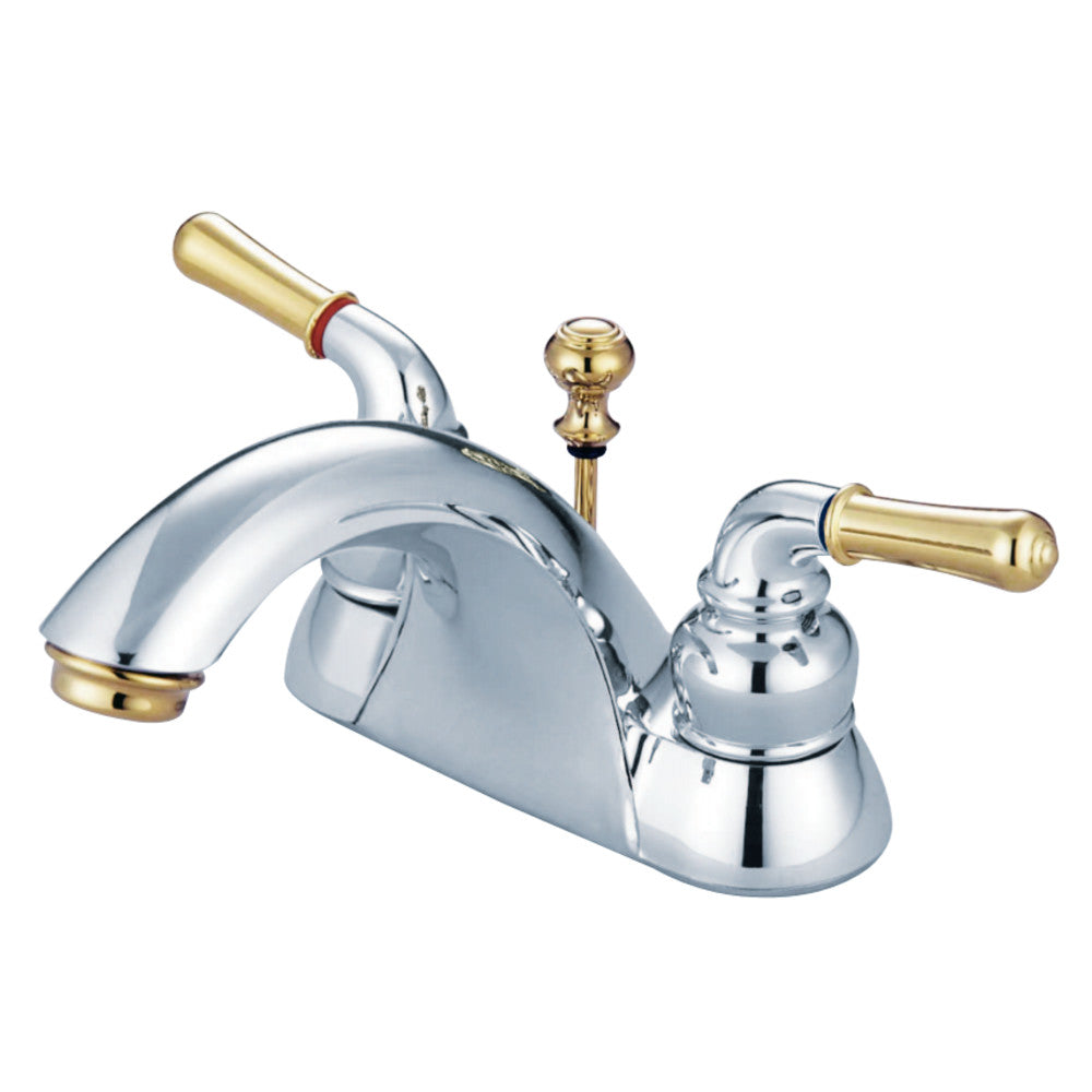 Kingston Brass KB2622B Naples 4 in. Centerset Bathroom Faucet