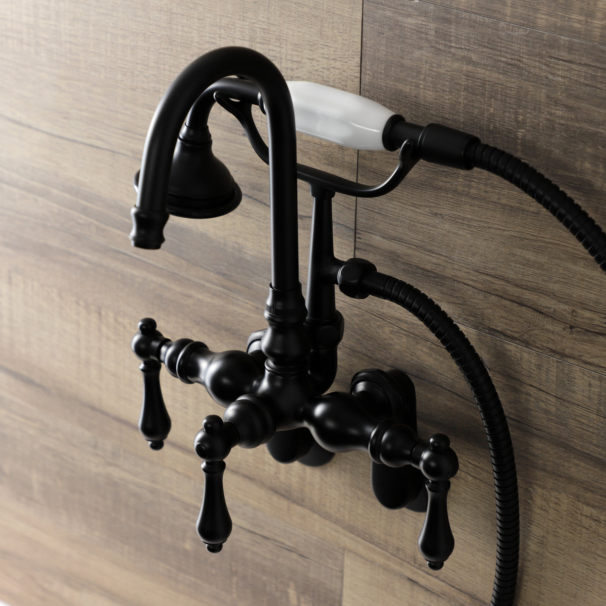 Aqua Vintage Wall Mount Clawfoot Tub Faucets