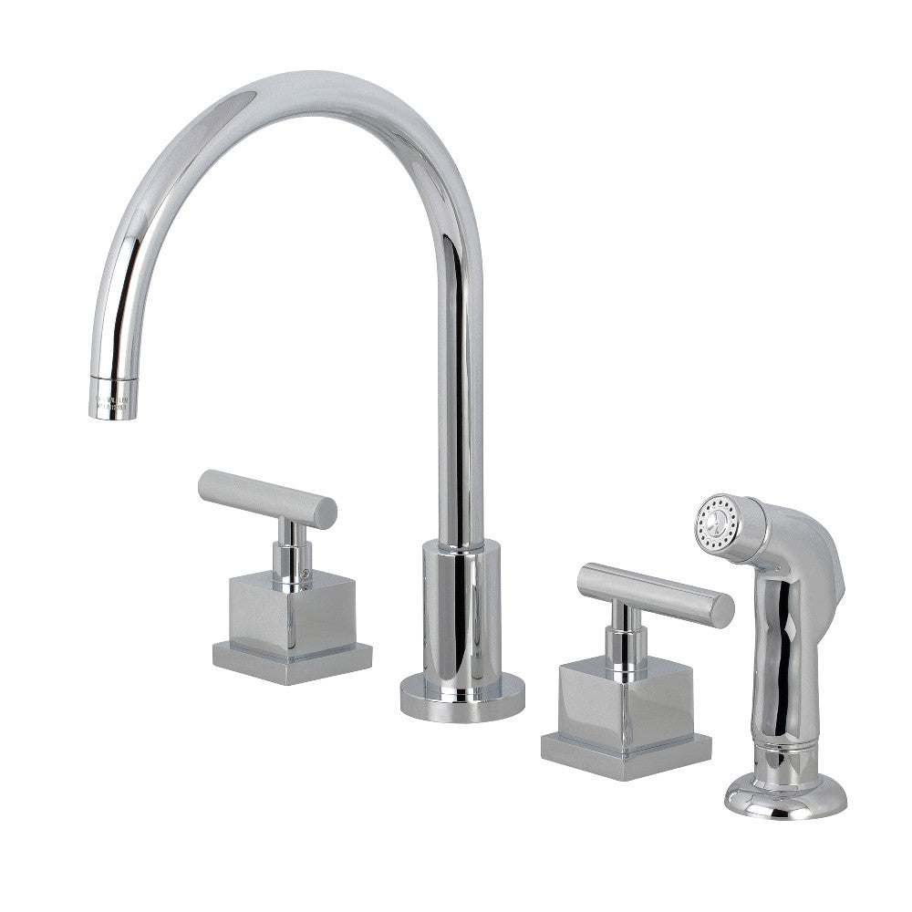 Kingston Brass KS8728CQL Widespread Kitchen Faucet