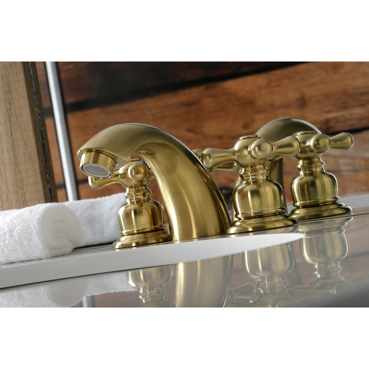 Kingston Brass KB946AX Victorian Mini-Widespread Bathroom Faucet