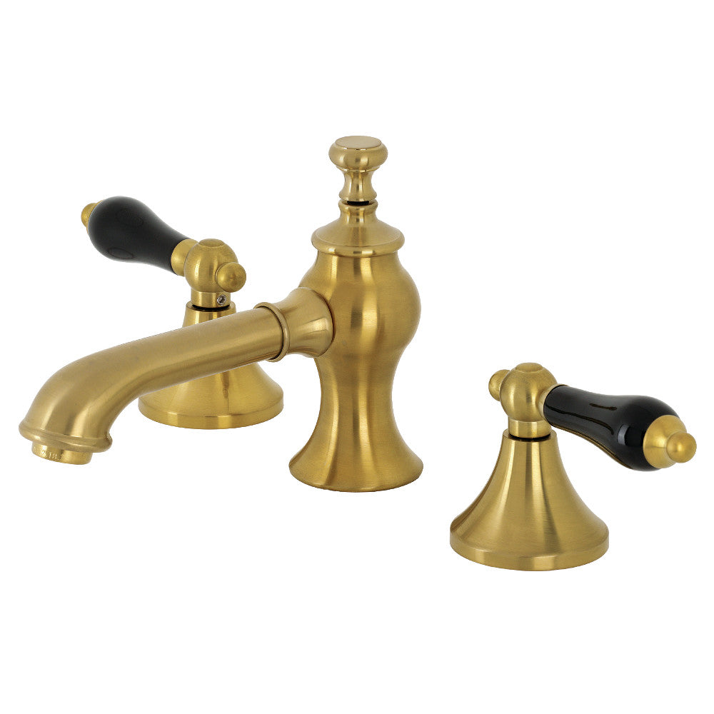 Kingston Brass KC7065PKL Duchess Widespread Bathroom Faucet with Brass Pop-Up