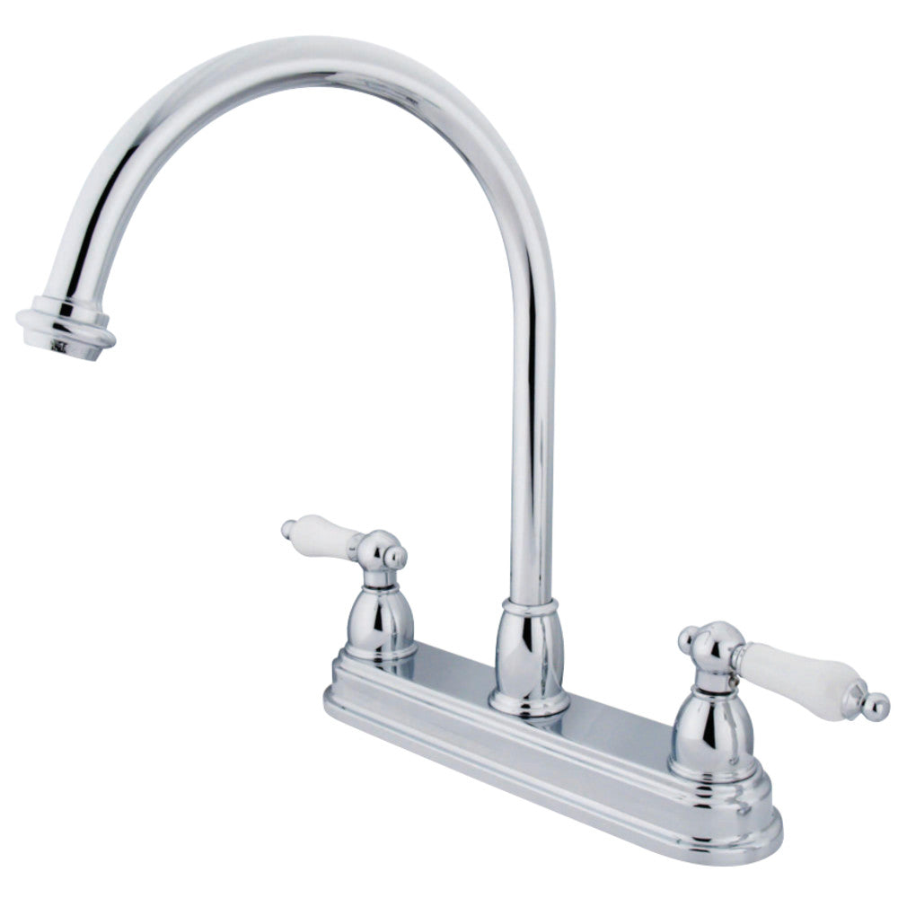 Kingston Brass KB3742PL Restoration Centerset Kitchen Faucet