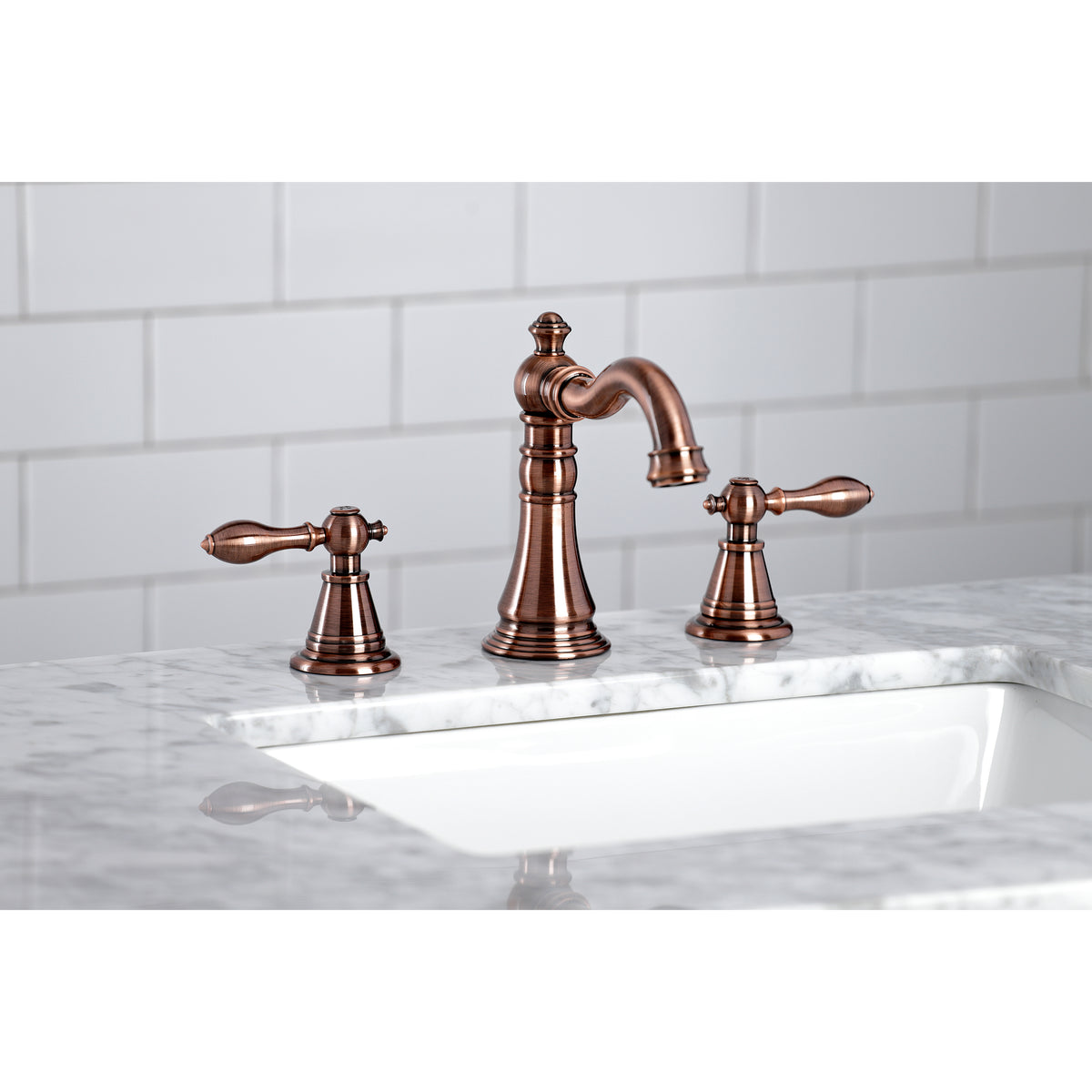 Fauceture FSC1970AL English Classic Widespread Bathroom Faucet