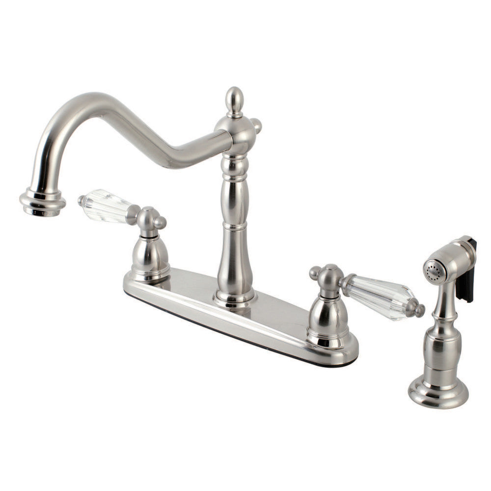 Kingston Brass KB1755WLLBS Wilshire Centerset Kitchen Faucet