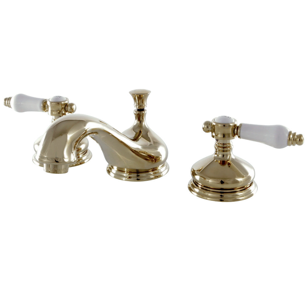Kingston Brass KS1166BPL 8 in. Widespread Bathroom Faucet