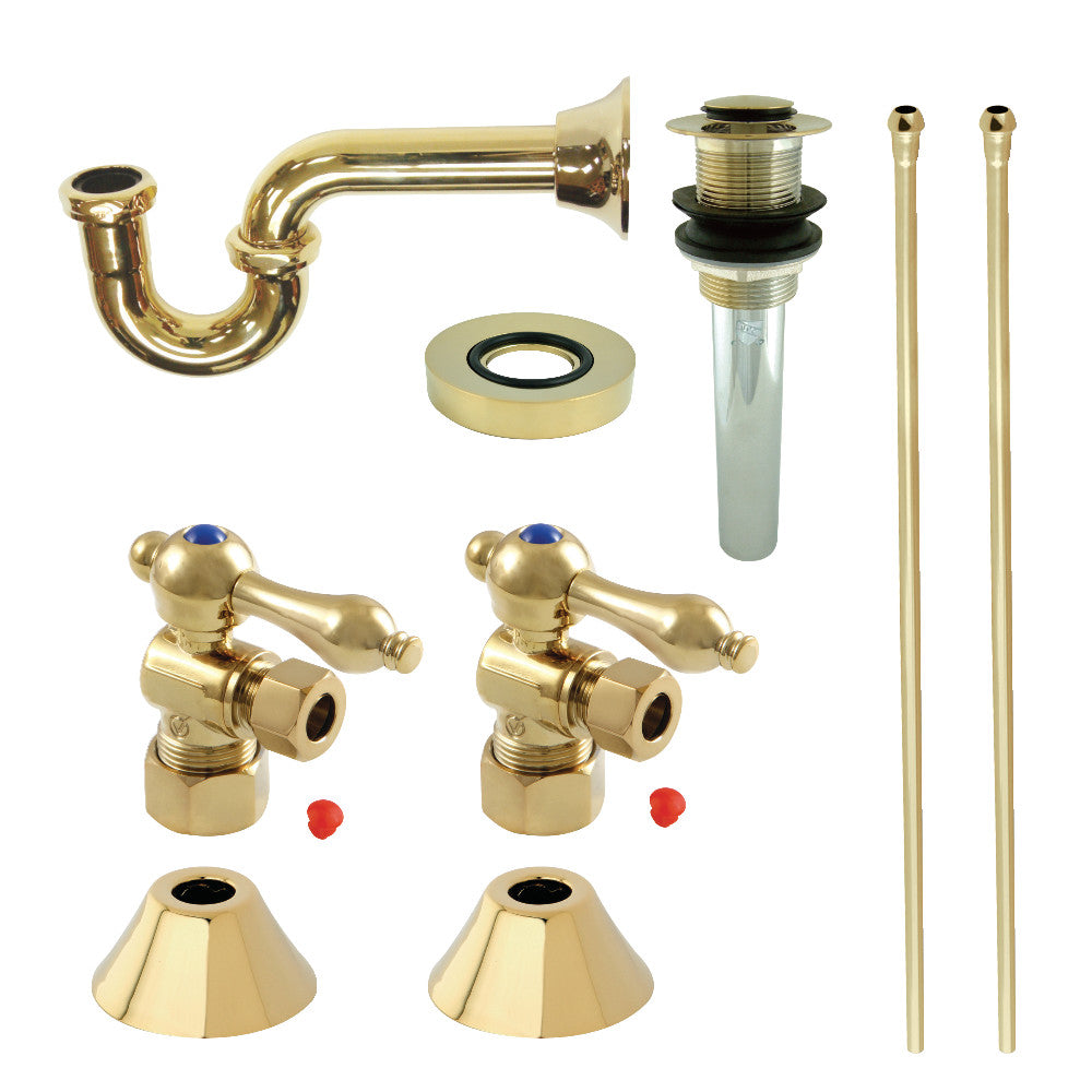 Kingston Brass Traditional Plumbing Sink Trim Kit with P-Trap and Drain