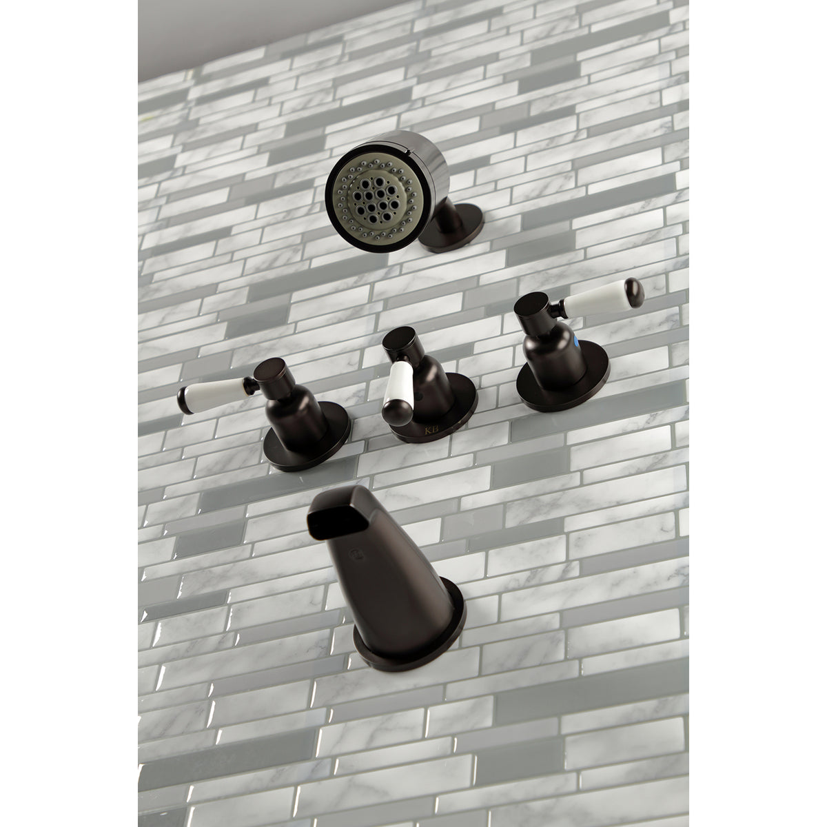 Paris Three-Handle Tub and Shower Faucet