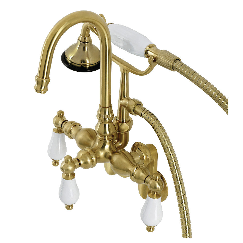 Aqua Vintage Wall Mount Clawfoot Tub Faucets