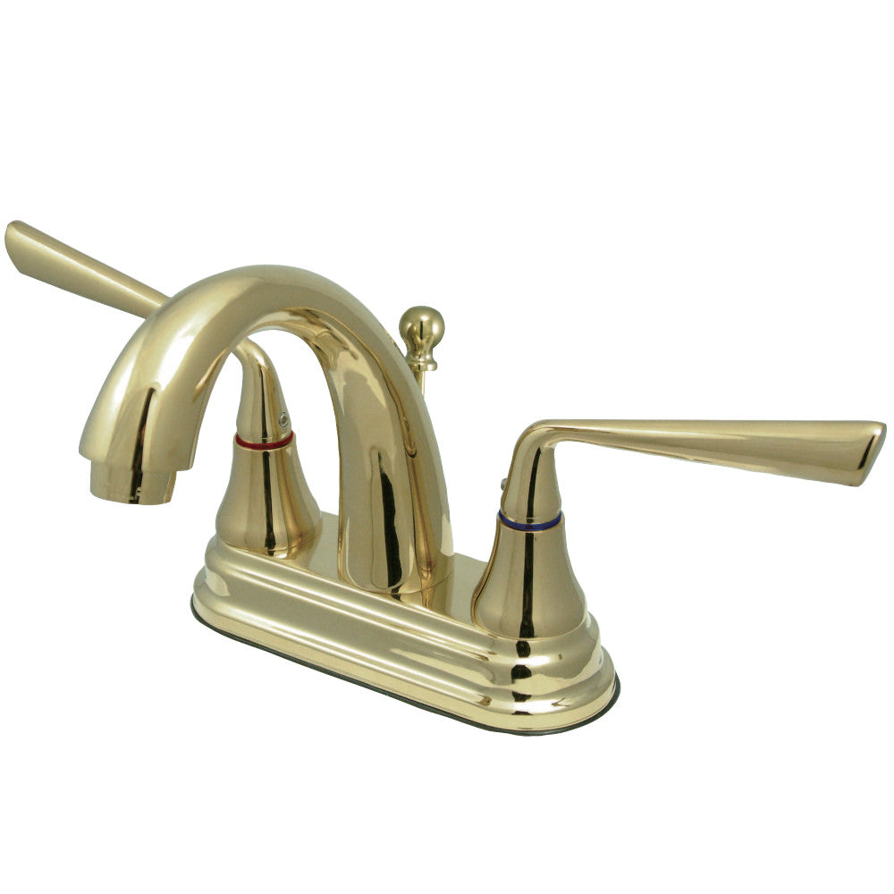 Kingston Brass KS7611ZL 4 in. Centerset Bathroom Faucet