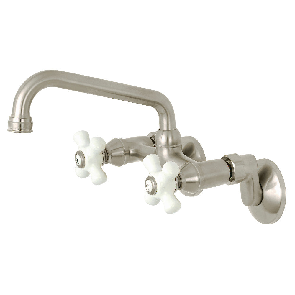 Kingston Brass KS613SB Kingston Two Handle Wall Mount Kitchen Faucet