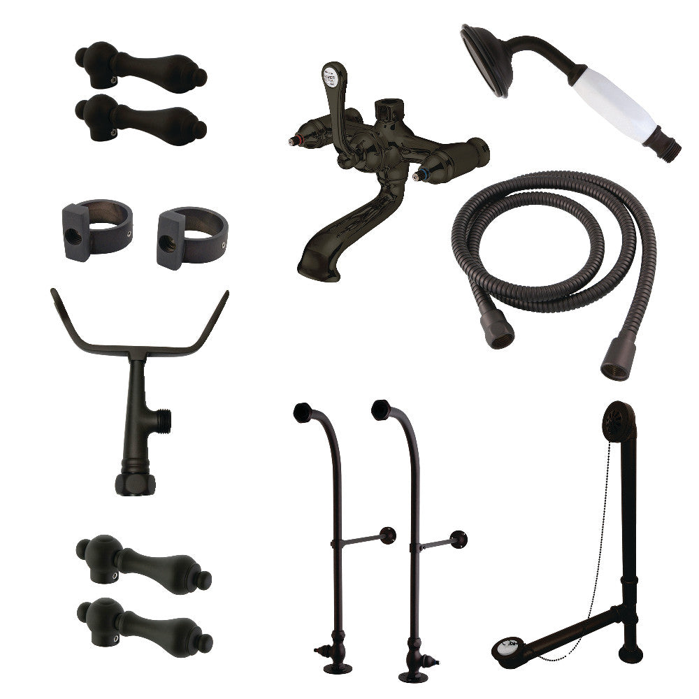 Vintage Freestanding Clawfoot Tub Faucet Combo