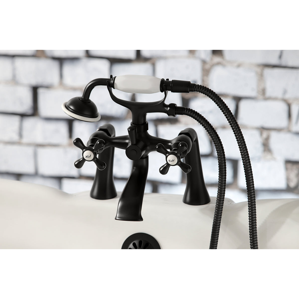 Kingston Clawfoot Tub Faucet with Hand Shower