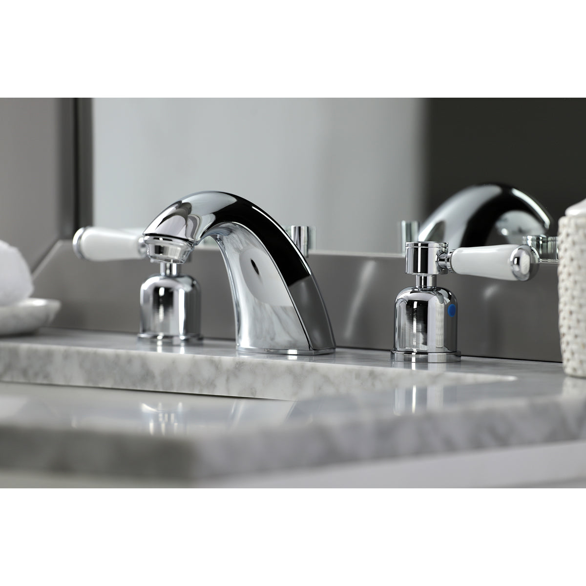 Kingston Brass FB8951DPL Mini-Widespread Bathroom Faucet