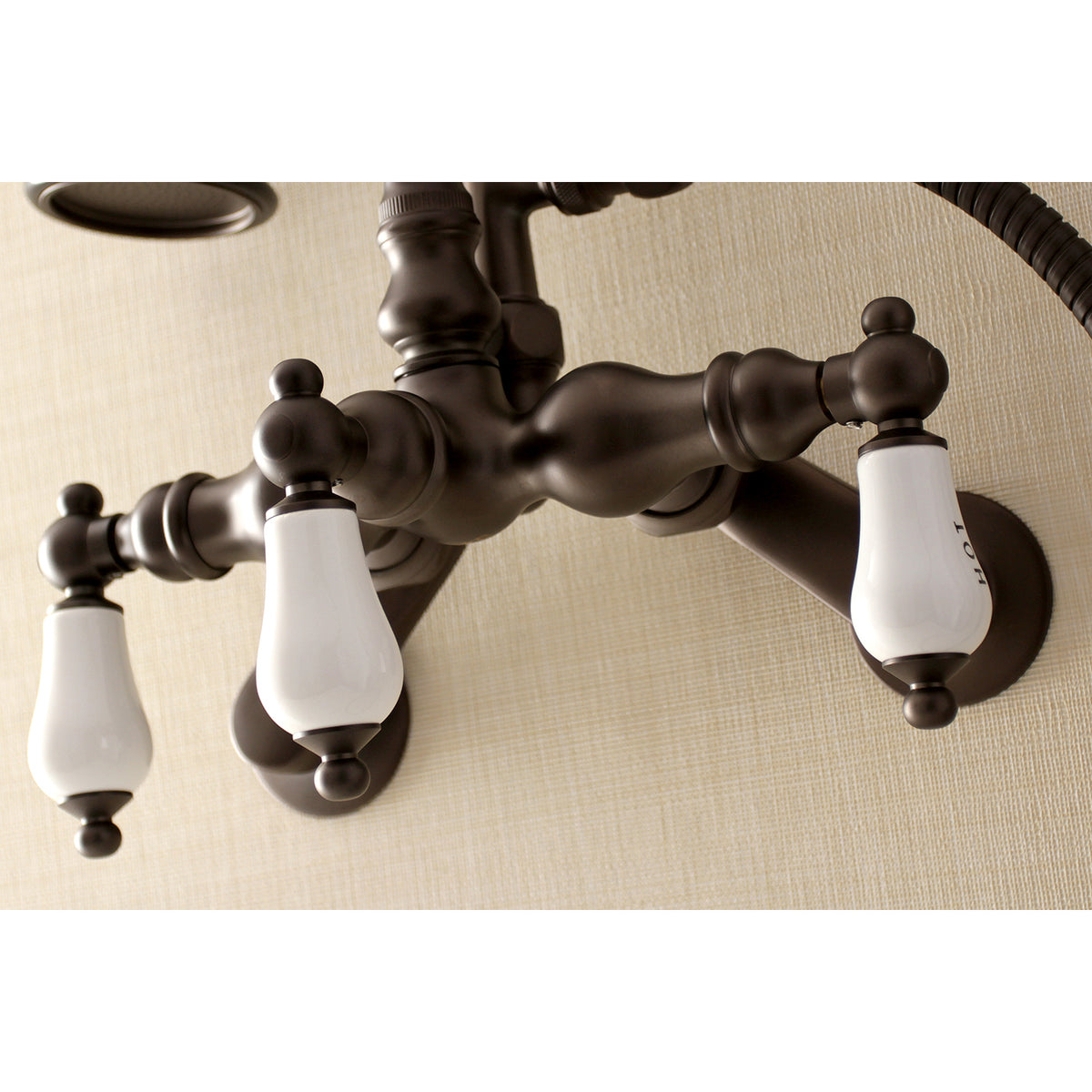 Aqua Vintage Wall Mount Clawfoot Tub Faucets