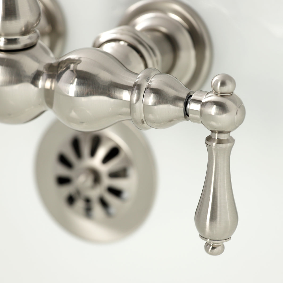 Heritage 3-3/8&quot; Tub Wall Mount Clawfoot Tub Faucet