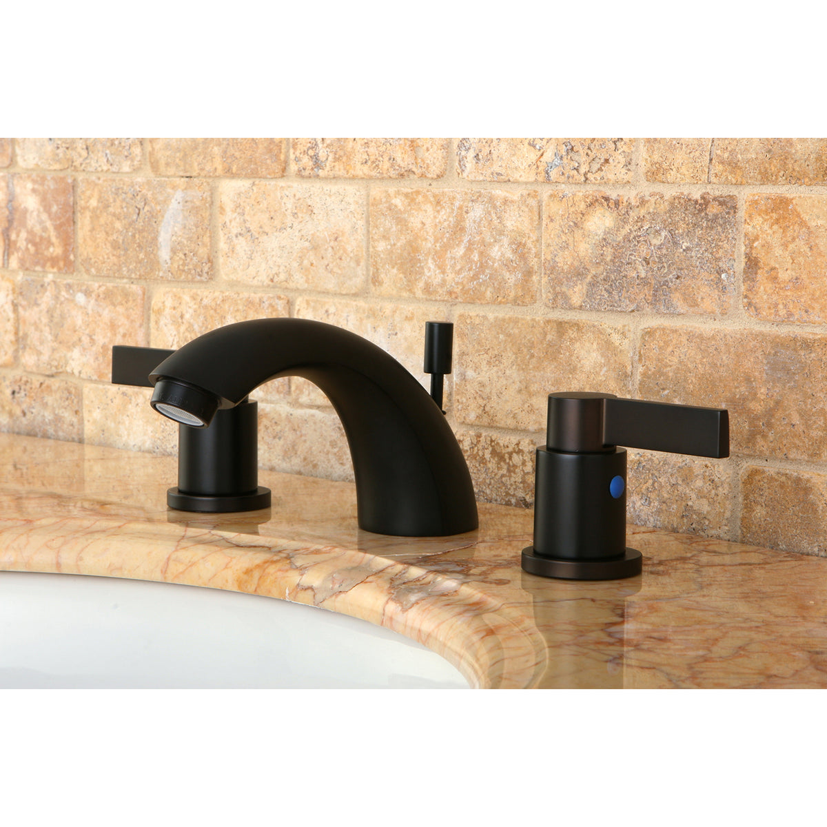 Kingston Brass KB8951NDL Mini-Widespread Bathroom Faucet