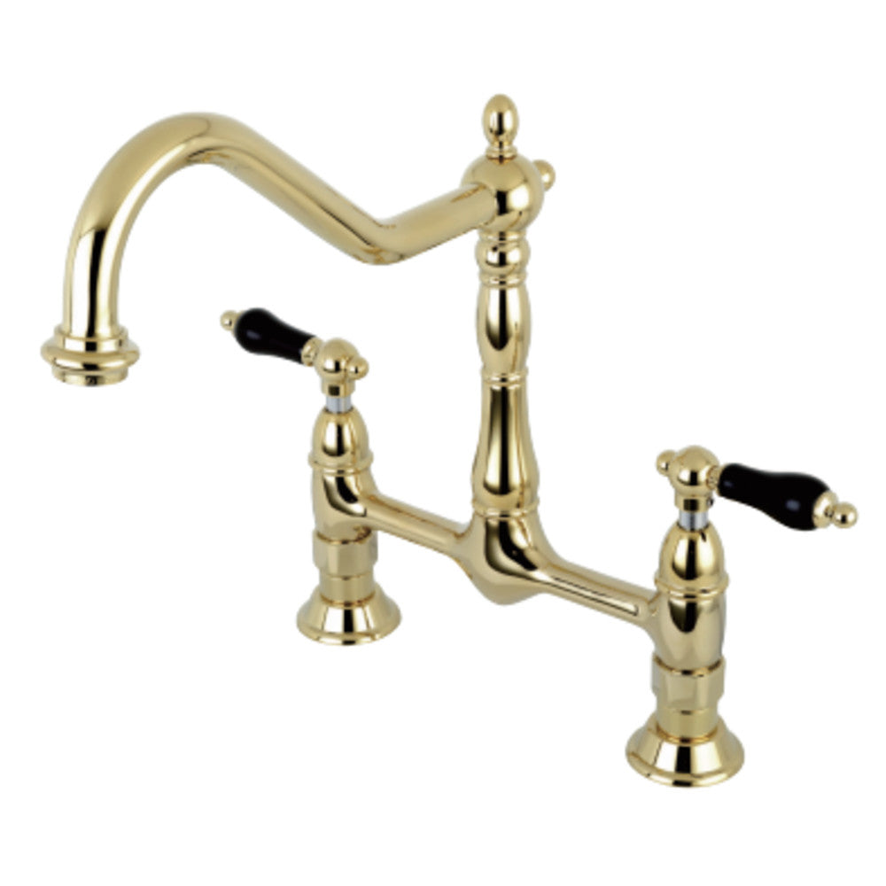 Kingston Brass KS1171PKL Duchess Bridge Kitchen Faucet