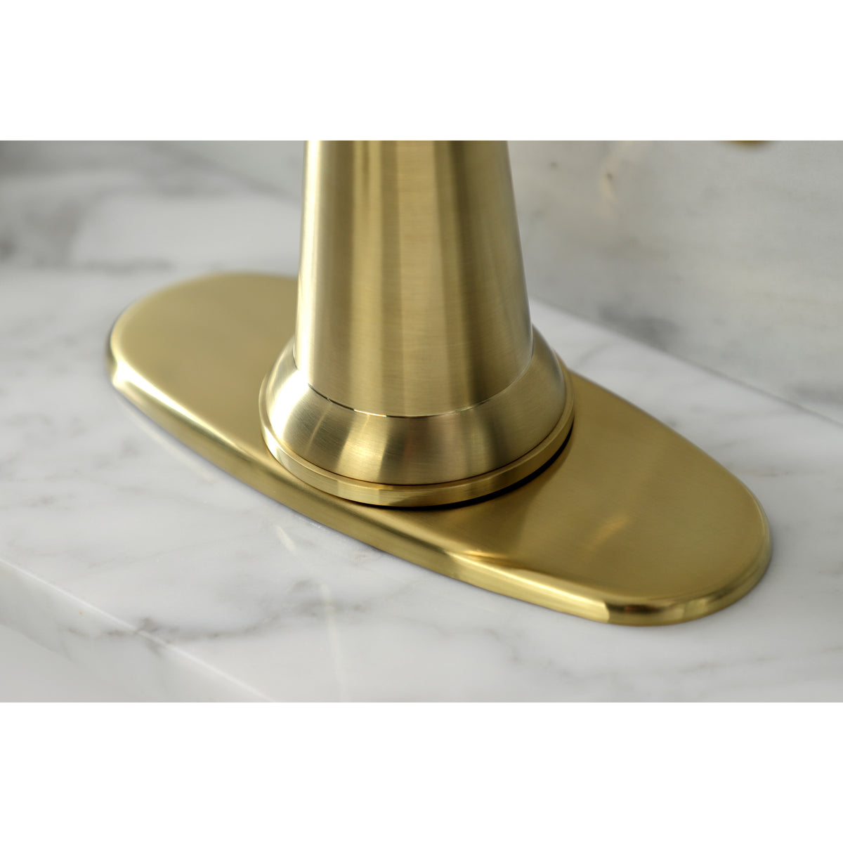 Kingston Brass KSD154BXPB Nautical Single-Handle Bathroom Faucet with Push Pop-Up