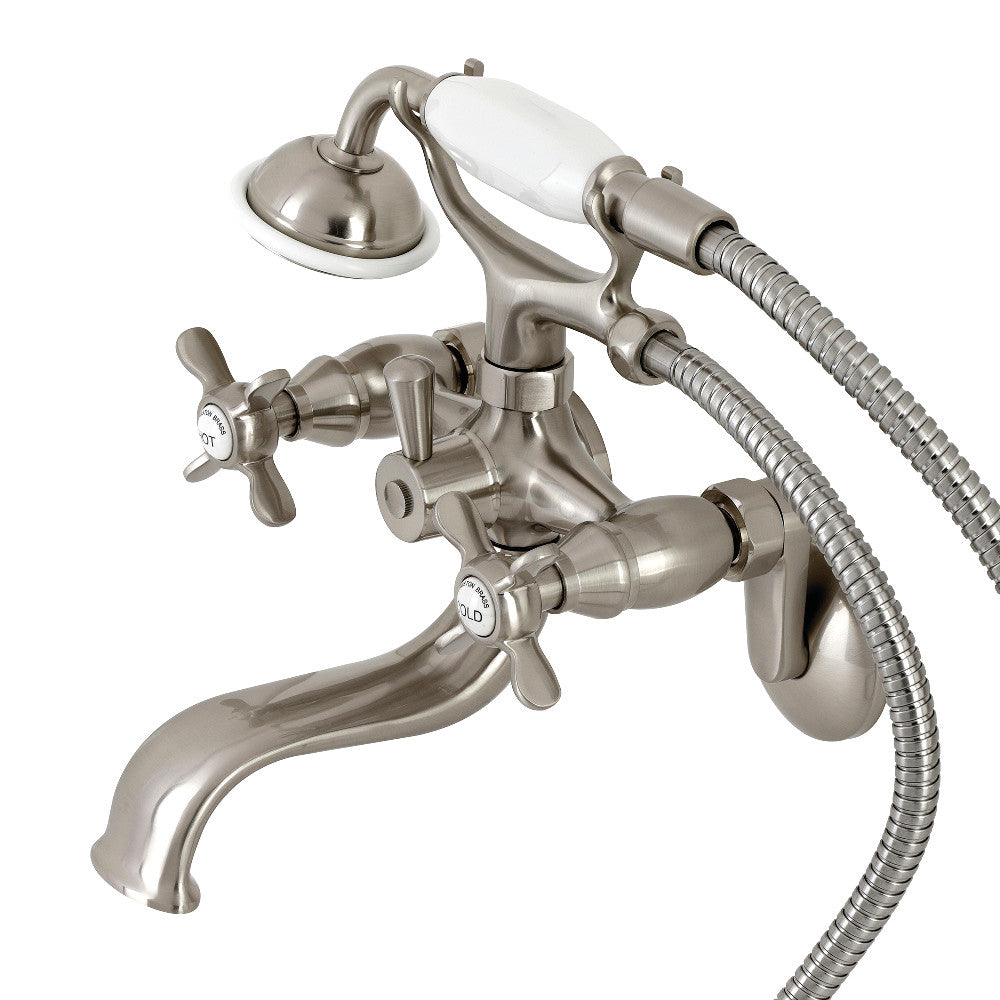 Essex Wall Mount Clawfoot Tub Faucet with Hand Shower