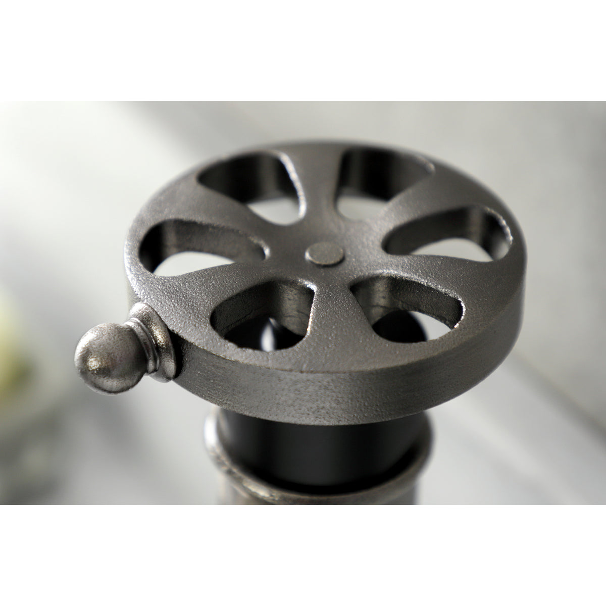 Kingston Brass KSD2824RX Belknap Single-Handle Bathroom Faucet with Push Pop-Up