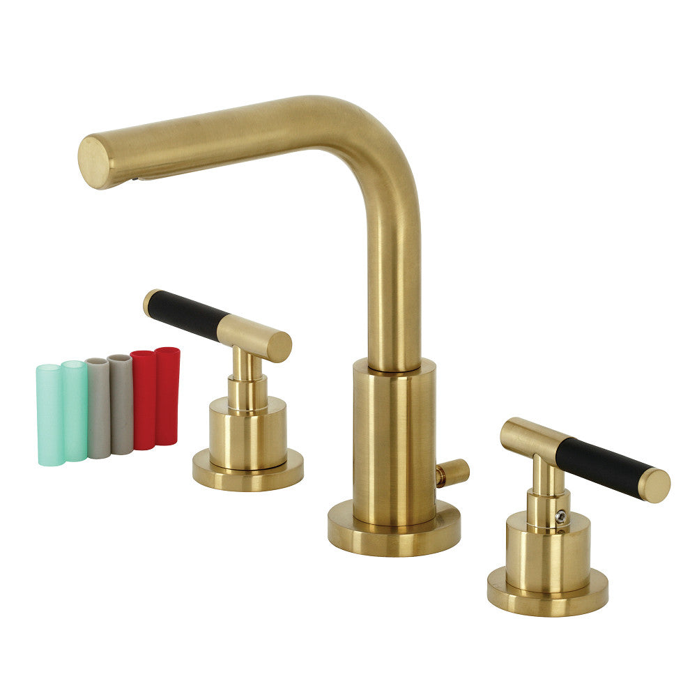 Fauceture FSC8953CKL Kaiser Widespread Bathroom Faucet with Brass Pop-Up