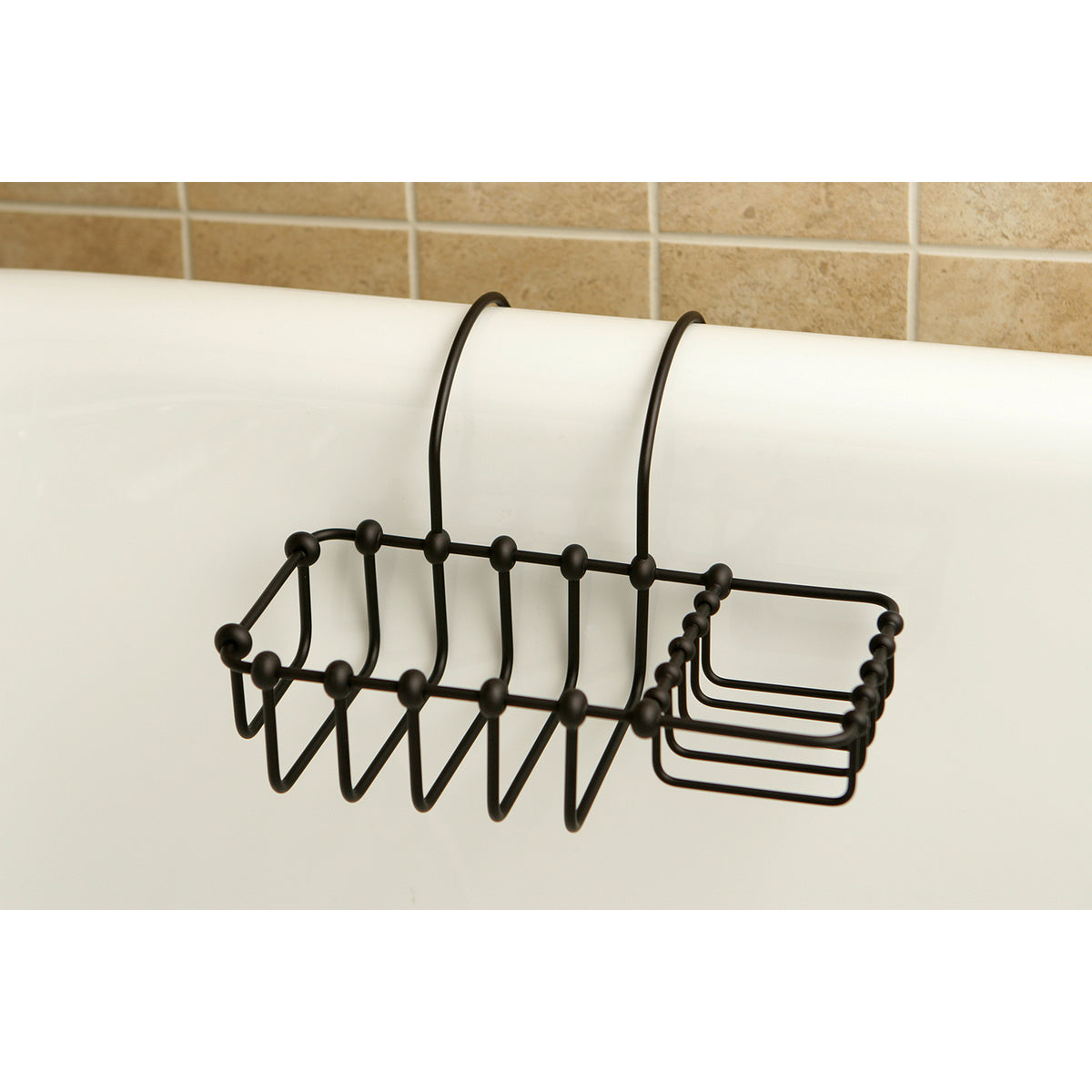 Kingston Brass 8&quot; Clawfoot Bath Soap and Sponge Holder