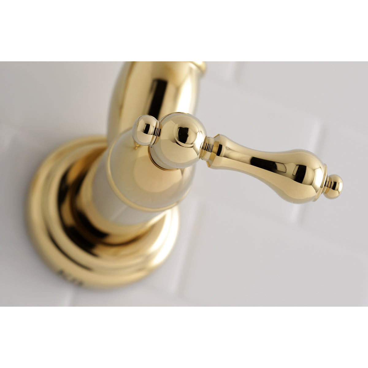 Kingston Brass KS3101AL Restoration Wall Mount Pot Filler Kitchen Faucet