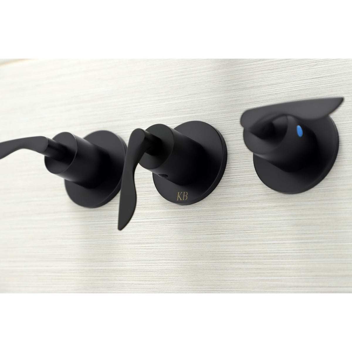 Serena Three-Handle Tub and Shower Faucet