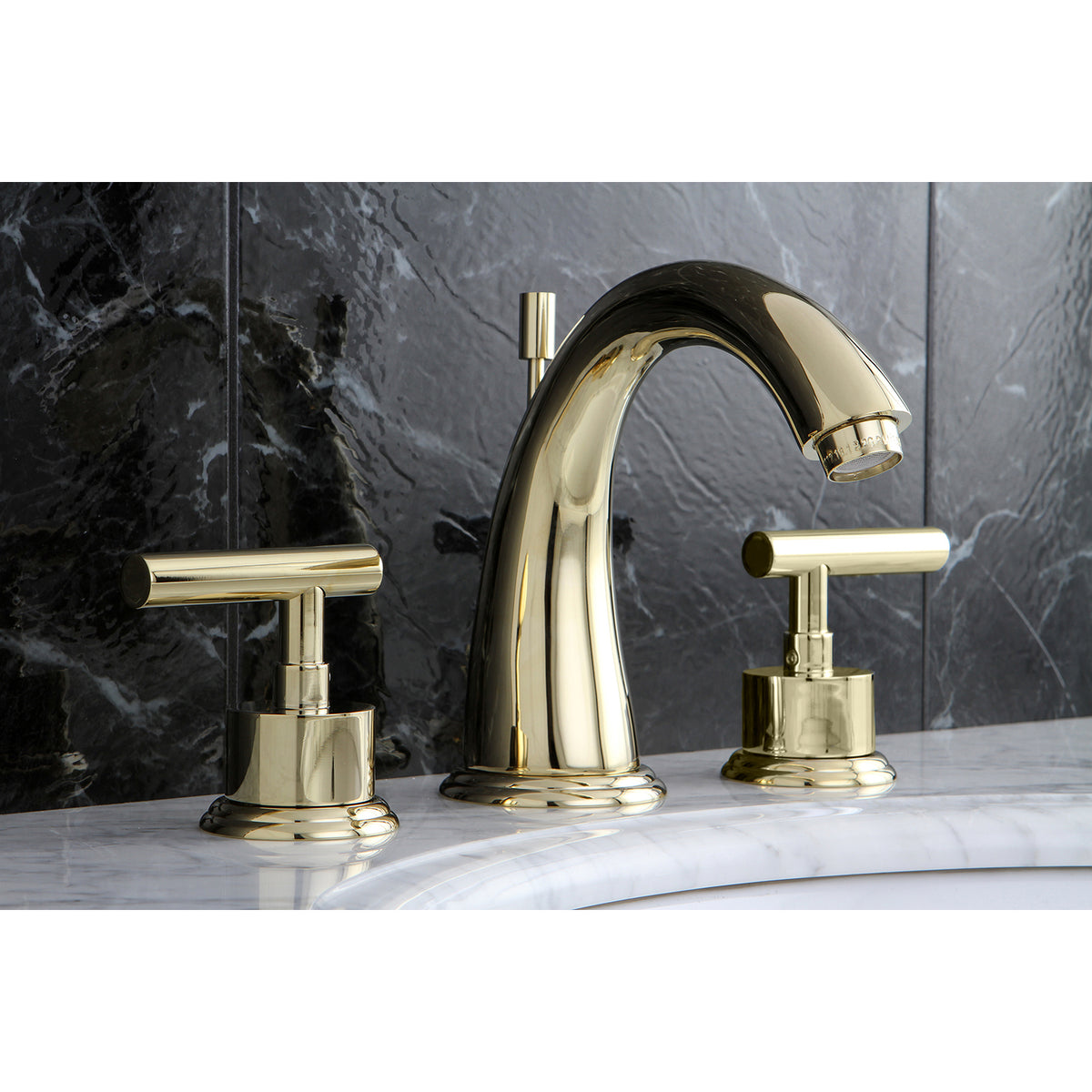 Kingston Brass KS2962CML 8 in. Widespread Bathroom Faucet