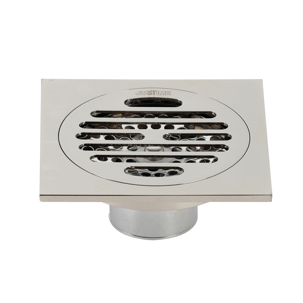 Kingston Brass Watercourse Symmetric 4&quot; Square Grid Shower Drain