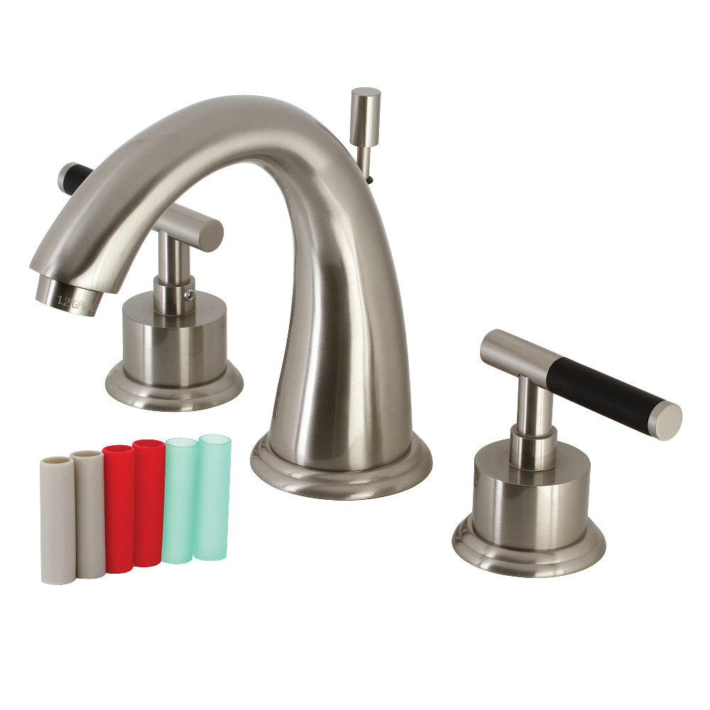 Kingston Brass KS2962CKL Kaiser Widespread Bathroom Faucet with Brass Pop-Up