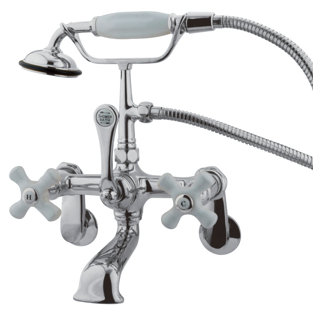 Vintage Adjustable Center Wall Mount Tub Faucet