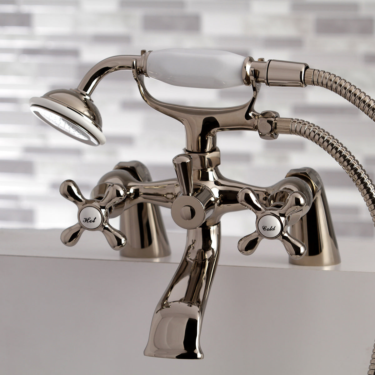 Kingston Clawfoot Tub Faucet with Hand Shower