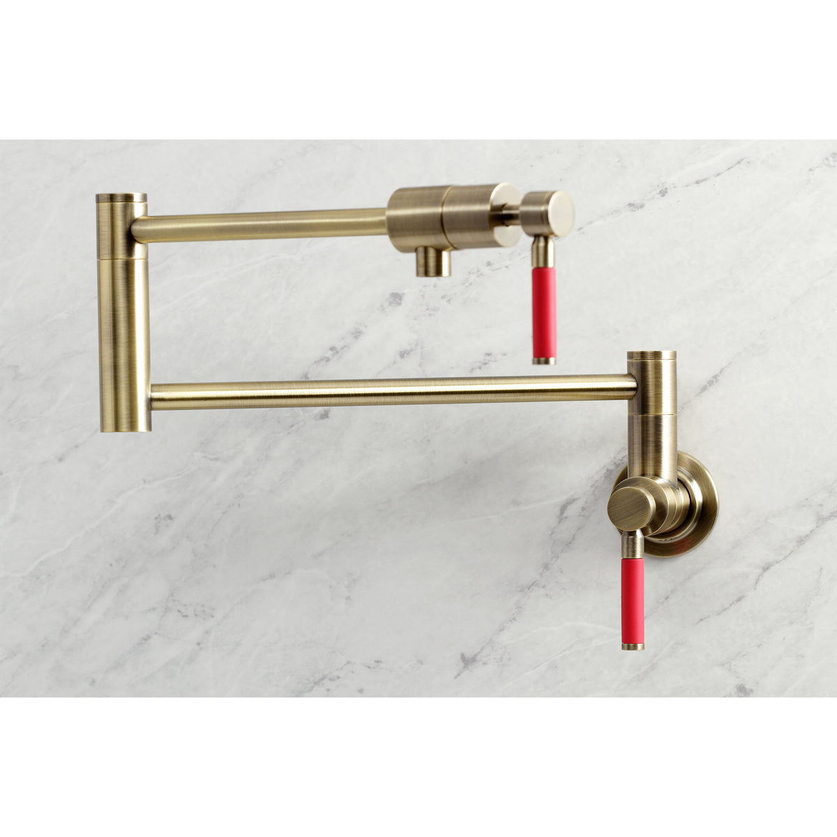 Kingston Brass KS4106DKL Kaiser Wall Mount Pot Filler