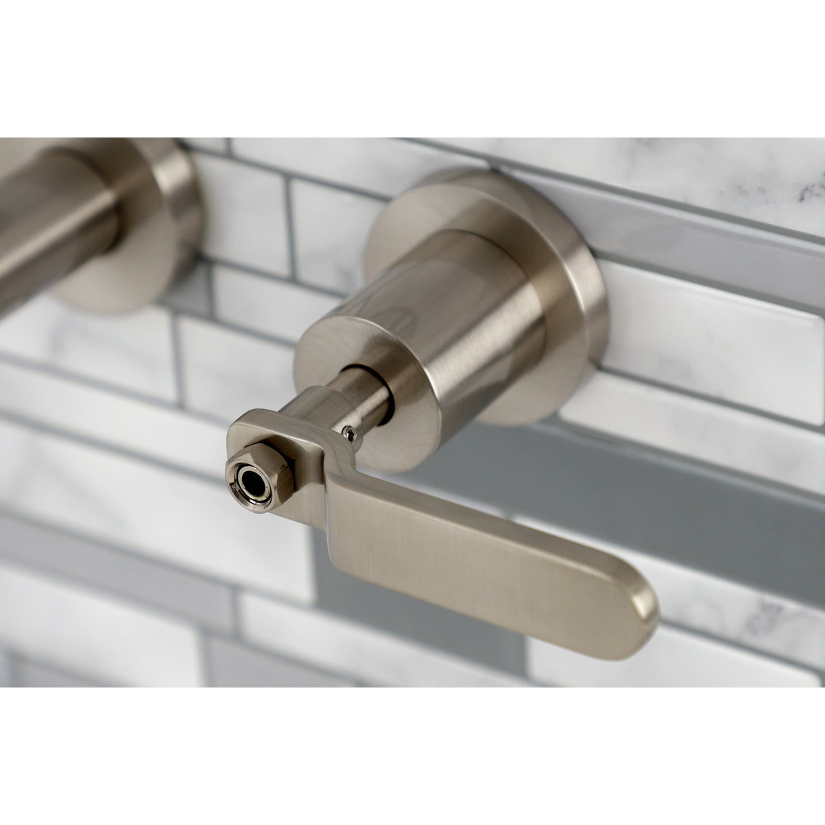 Kingston Brass KS8122KL Whitaker Two-Handle Wall Mount Bathroom Faucet