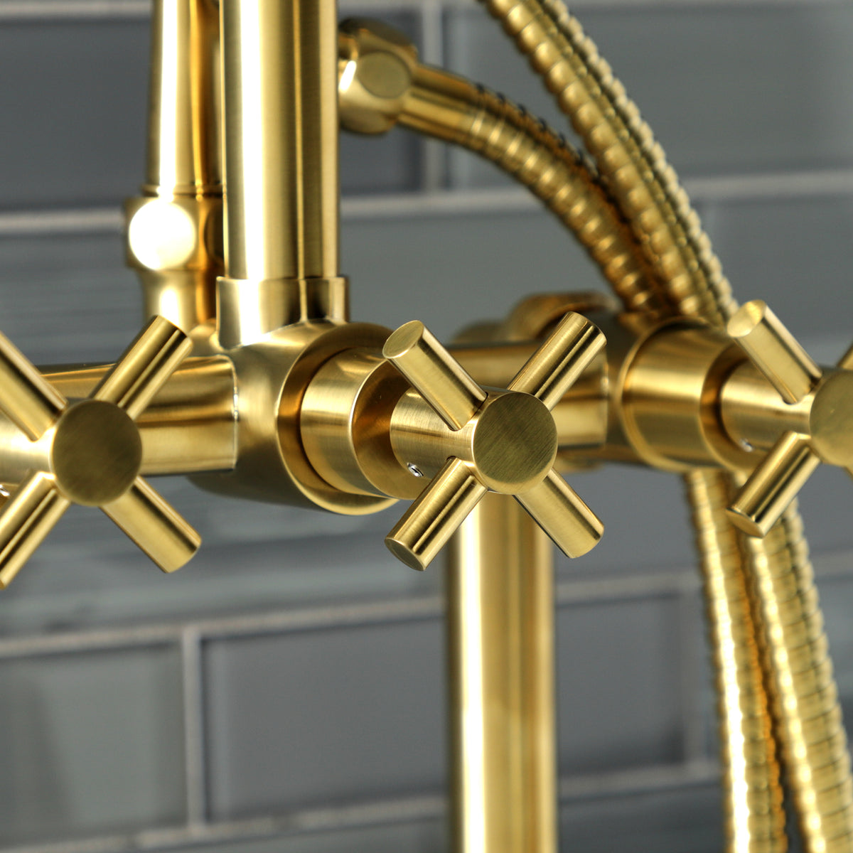 Aqua Vintage Concord Deck Mount Clawfoot Tub Faucet