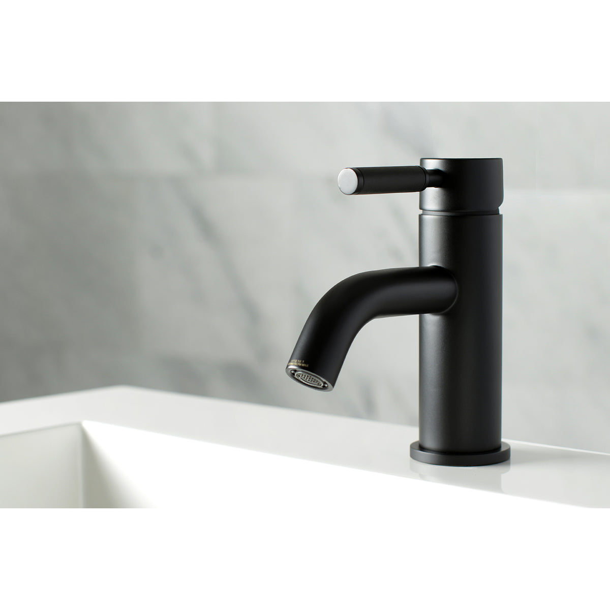 Fauceture LS8229DKL Kaiser Single-Handle Bathroom Faucet with Push Pop-Up