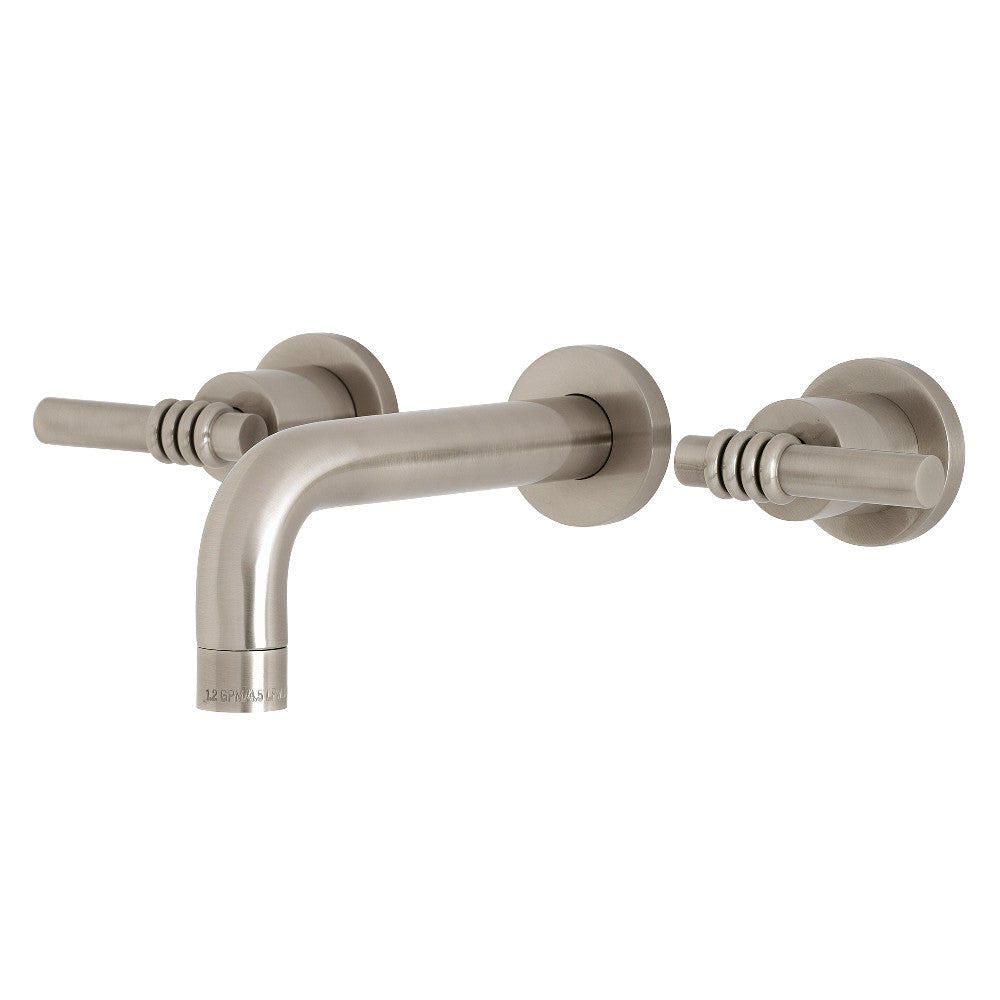 Kingston Brass KS8120ML Milano 2-Handle 8 in. Wall Mount Bathroom Faucet