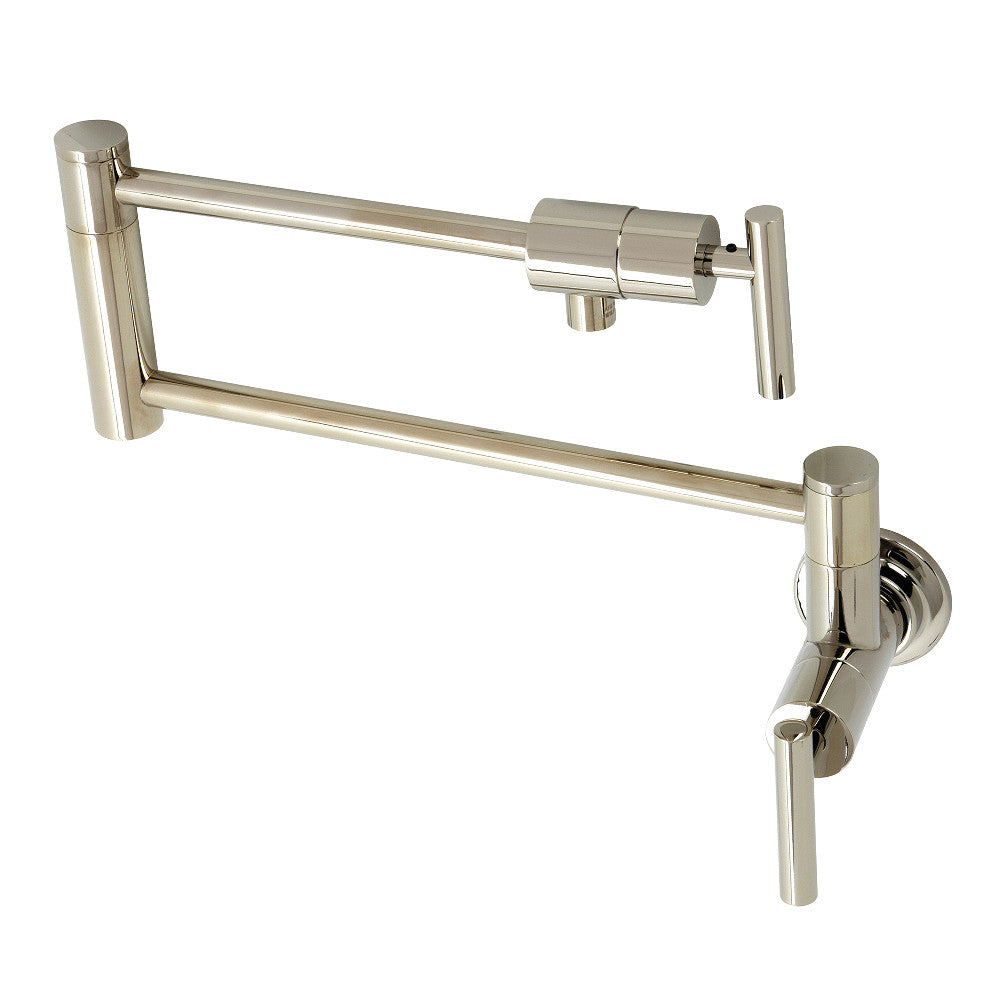 Kingston Brass KS4101CML Manhattan Wall Mount Pot Filler