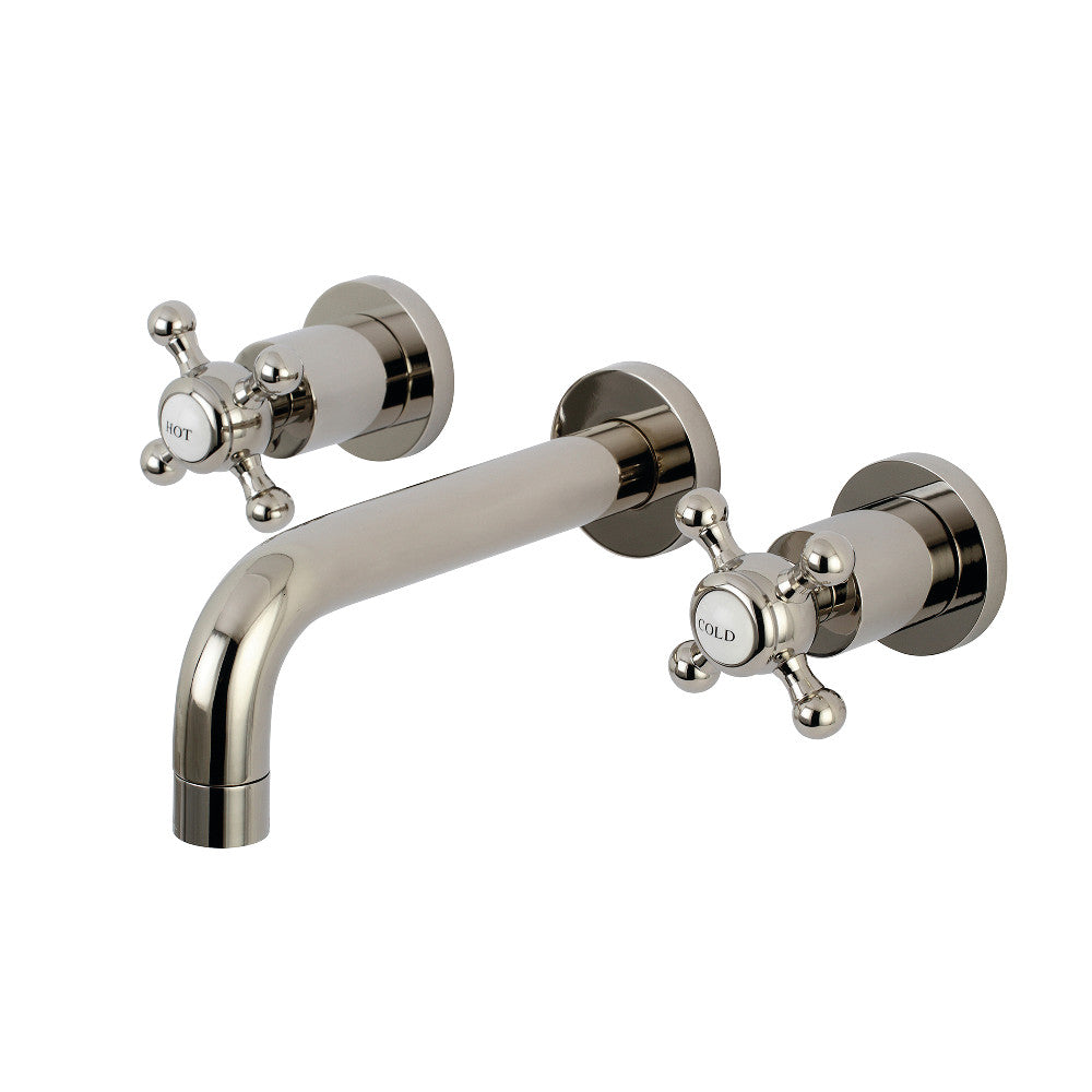 Kingston Brass KS8121BX Metropolitan 2-Handle 8 in. Wall Mount Bathroom Faucet